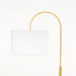 FLOOR LAMP SLIM GOLD METAL ARC 156cm
