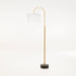 FLOOR LAMP SLIM GOLD METAL ARC 156cm