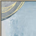 FRAMED ART 18 - AZURE 120x80cm WOOD GRAIN FRAME