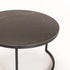 GIO SET OF 2 STONE TOP COFFEE TABLE - BLACK LEG