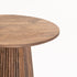 GOA 50cm ROUND SOLID WOOD SIDE TABLE