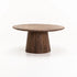 GOA 80cm ROUND SOLID WOOD COFFEE TABLE
