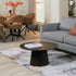 GOA 80cm ROUND SOLID WOOD COFFEE TABLE