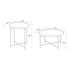 HALI SIDE TABLE & COFFEE TABLE COMBO