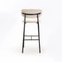 ISLA FABRIC BARSTOOL BLACK LEG