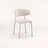 ISLA FABRIC DINING CHAIR - CREAM