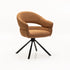 JEN FABRIC SWIVEL DINING CHAIR