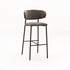 JOSIE FABRIC BARSTOOL-BLACK LEG