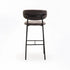 JOSIE FABRIC BARSTOOL-BLACK LEG