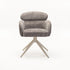 KAT FABRIC SWIVEL DINING CHAIR