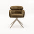 KAT FABRIC SWIVEL DINING CHAIR