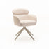 KAT FABRIC SWIVEL DINING CHAIR