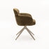 KAT FABRIC SWIVEL DINING CHAIR