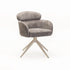 KAT FABRIC SWIVEL DINING CHAIR