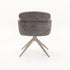 KAT FABRIC SWIVEL DINING CHAIR