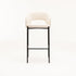 KAYLA TEXTURED FABRIC BARSTOOL