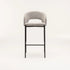KAYLA TEXTURED FABRIC BARSTOOL