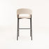 KAYLA TEXTURED FABRIC BARSTOOL