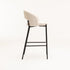 KAYLA TEXTURED FABRIC BARSTOOL