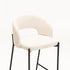 KAYLA TEXTURED FABRIC KITCHEN STOOL