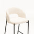 KAYLA TEXTURED FABRIC KITCHEN STOOL