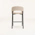 KAYLA TEXTURED FABRIC KITCHEN STOOL