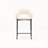 KAYLA TEXTURED FABRIC KITCHEN STOOL