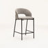 KAYLA TEXTURED FABRIC KITCHEN STOOL