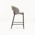 KAYLA TEXTURED FABRIC KITCHEN STOOL