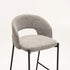 KAYLA TEXTURED FABRIC KITCHEN STOOL