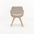 KIARA WOODEN DINING CHAIR - SPECKLED OATMEAL