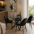 LINC 120 cm ROUND 10mm GLASS TOP DINING TABLE