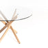 LINC 120 cm ROUND 10mm GLASS TOP DINING TABLE