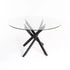 LINC 120 cm ROUND 10mm GLASS TOP DINING TABLE