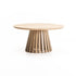 LOLA 80cm ROUND COFFEE TABLE - OAK