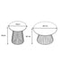 LOLA SIDE TABLE & COFFEE TABLE COMBO