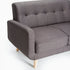 LUNA FABRIC 2 SEATER COUCH