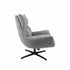 MABEL FABRIC SWIVEL ARMCHAIR