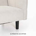 MAZ FABRIC SLEEPER COUCH - 2 LEG OPTION