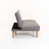 MYLES FABRIC SLEEPER COUCH - GREY