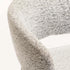 OLGA SPECKLED FABRIC SWIVEL CHAIR - LIGHT GREY