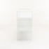 OPAL 110x40cm 12MM TEMPERED GLASS CONSOLE WITH DRAWERS