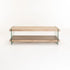 OPAL 110x55cm 8MM TEMPERED GLASS COFFEE TABLE