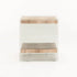 OPAL 45x45cm 8MM TEMPERED GLASS SIDE TABLE
