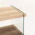OPAL 45x45cm 8MM TEMPERED GLASS SIDE TABLE