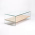 IVY 120x60cm 12MM TEMPERED GLASS COFFEE TABLE