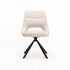 PRATO FABRIC SWIVEL DINING CHAIR