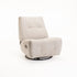 RENZO FABRIC ARMLESS SWIVEL RECLINER