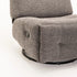 RENZO FABRIC ARMLESS SWIVEL RECLINER