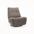 RENZO FABRIC ARMLESS SWIVEL RECLINER